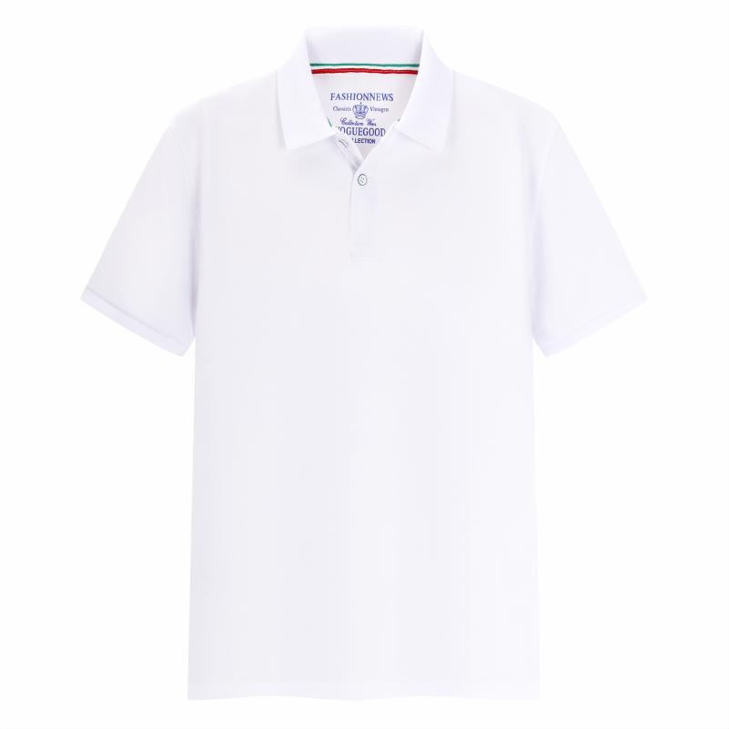 Sports Shirt Summer Solid Color Outdoor Casual Lapel Short-sleeve Daily Business Short-sleeve Tops 2026 New