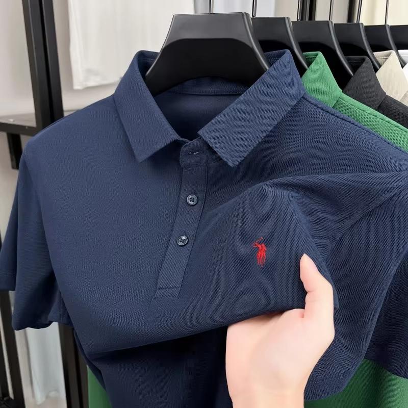 Sports Shirt 2026 Mens premium summer polo shirt quick drying breathable casual business fashion sports short