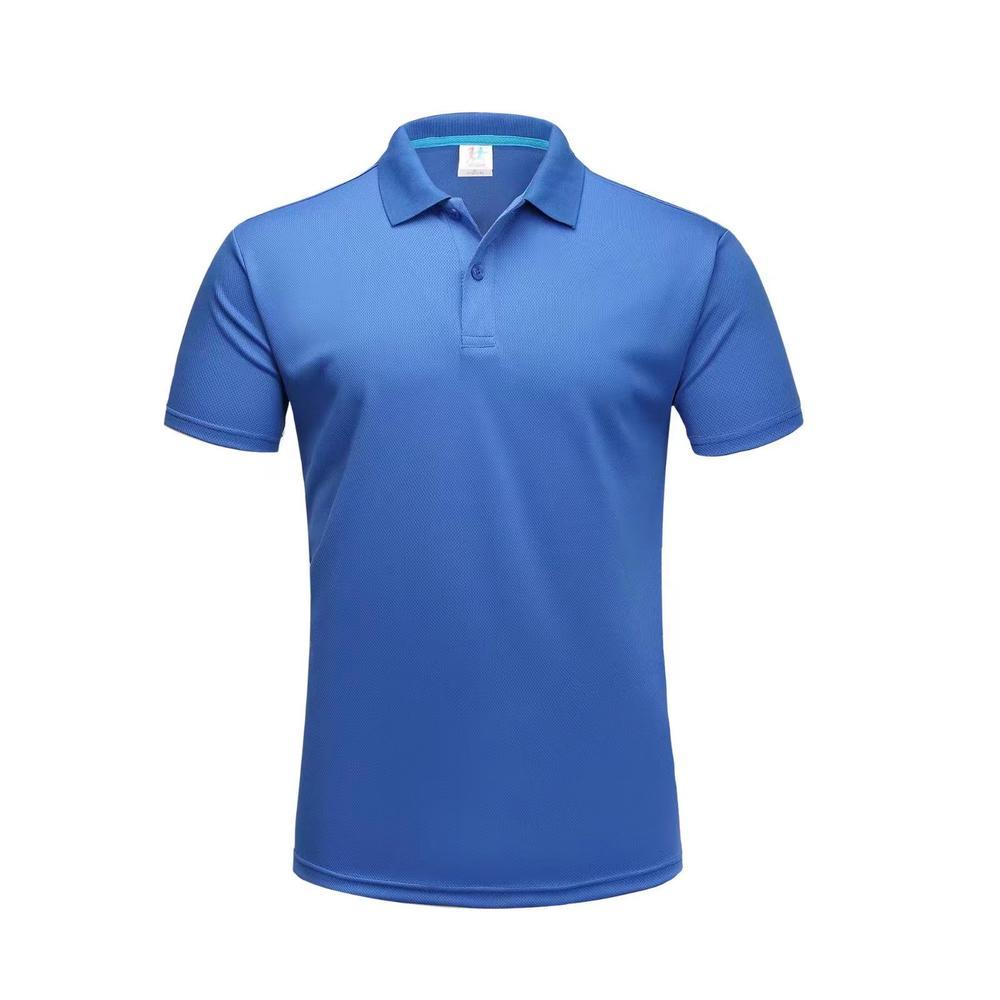 Sports Shirt Plain Dry Fit Polo T Shirts Men Breathable Polyester Golf Shirt Unisex Quick Dry Sport Collar