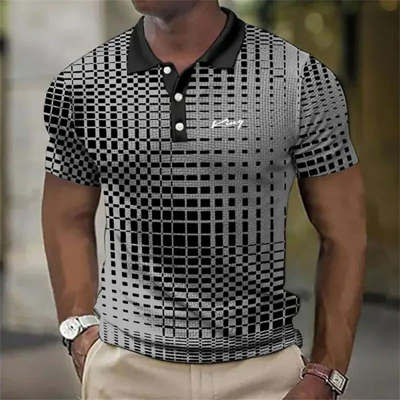Sports Shirt Polyester Mens Polo Shirts Casual Solid Color Short Sleeve Polo Shirts for Men New Summer Desinger