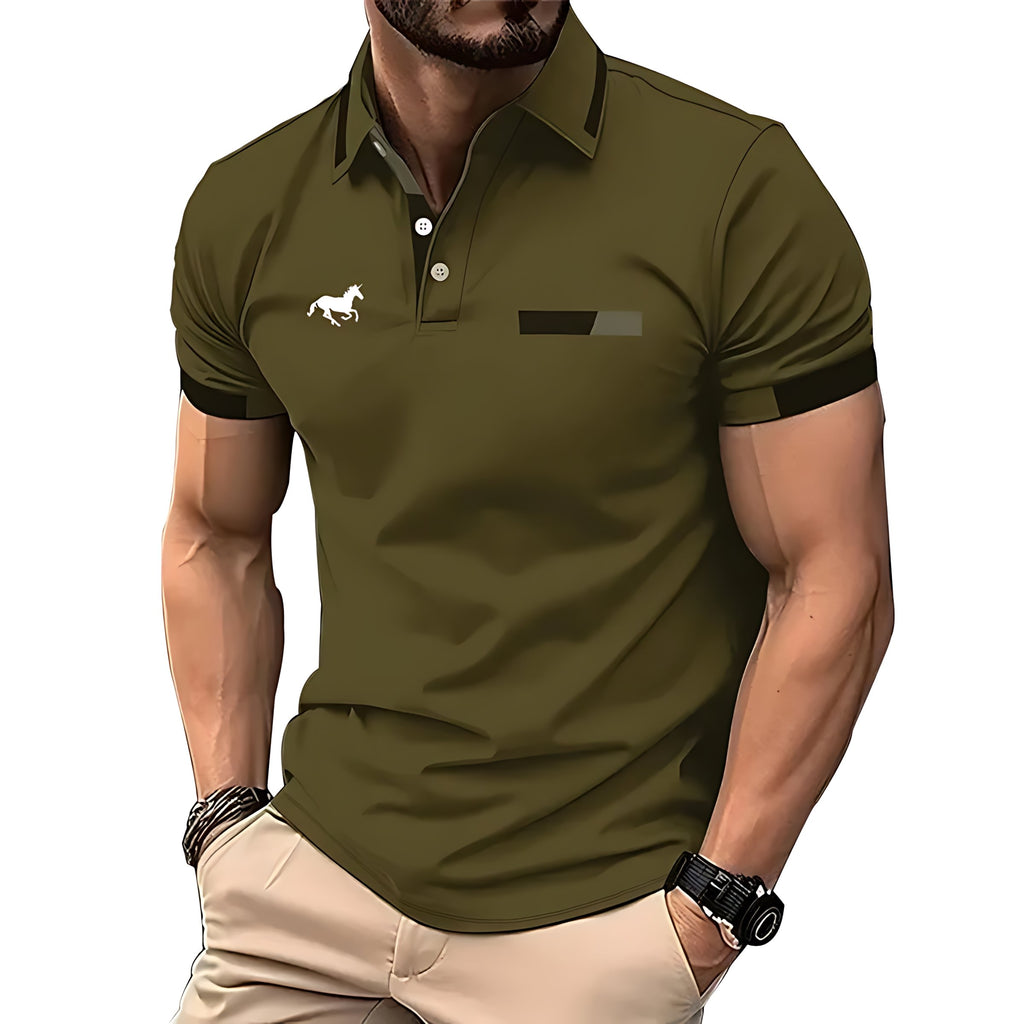 Sports Shirt 2026 Summer Mens Polo Shirt - 3D Printed Design Breathable Lightweight Stylish and Fashionable