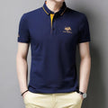 Sports Shirt Mens Embroidered Casual Fashion Short Sleeved POLO Shirt Summer Comfortable Top