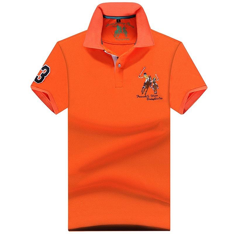 Sports Shirt Summer Polo Shirt Man Solid Plus Size Polo Shirt Men Casual Short Sleeve Lapel Button Shirt