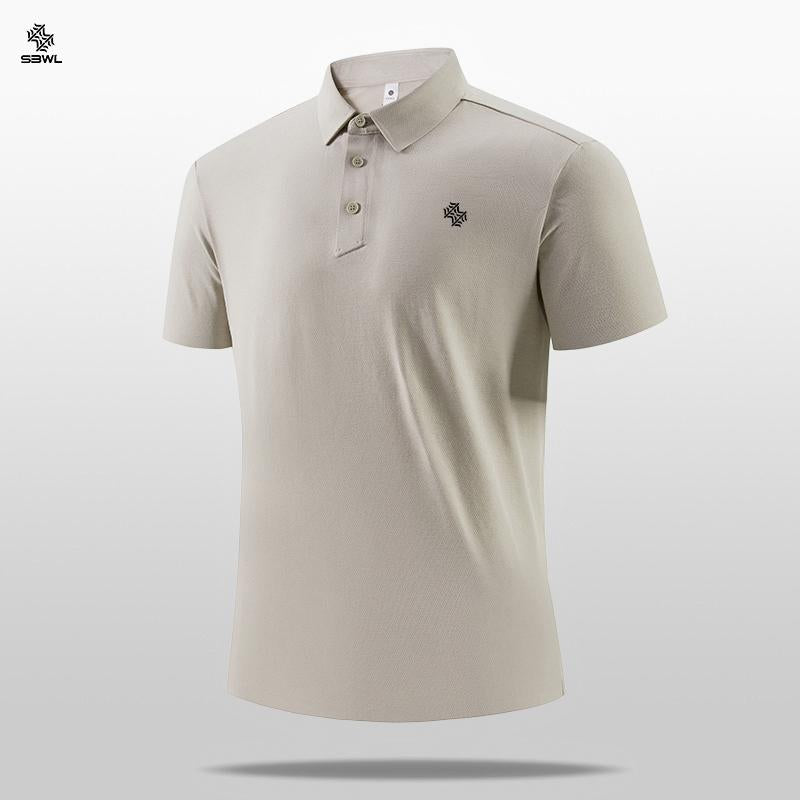 Sports Shirt SBWL Summer new high-quality mens sports POLO shirts and fashion casual short-sleeved T-shirts Tops