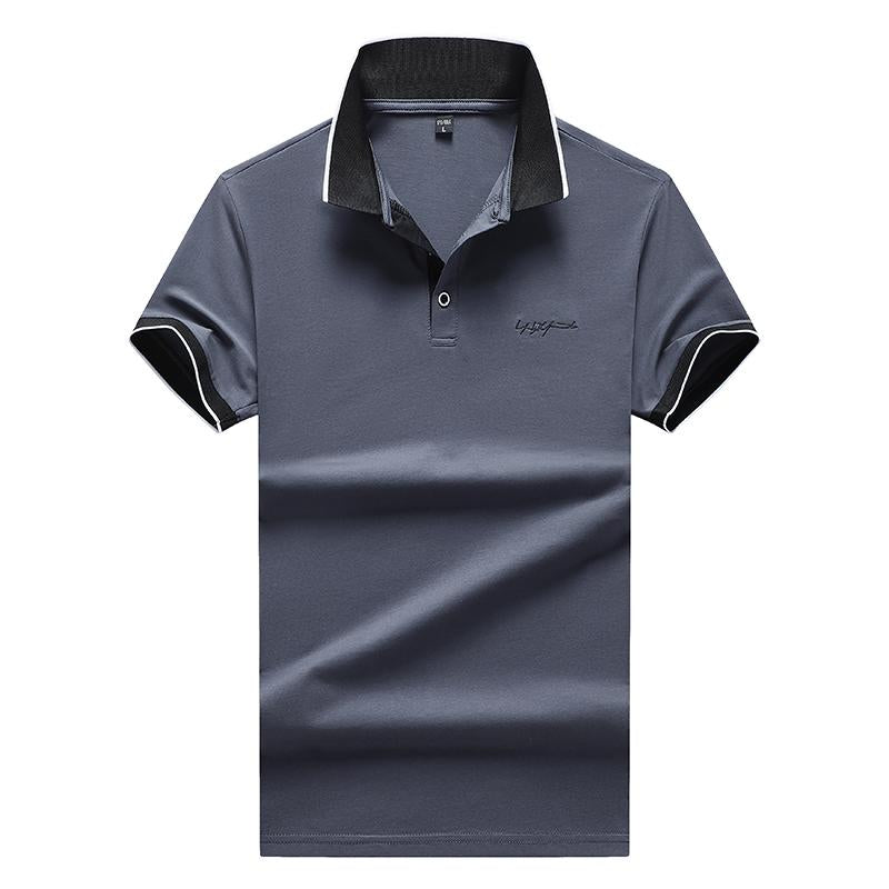Sports Shirt Cotton Golf Polo Giraffe Shirt Men Quality Embroidery Summer Short Sleeve Polo Shirts Casual