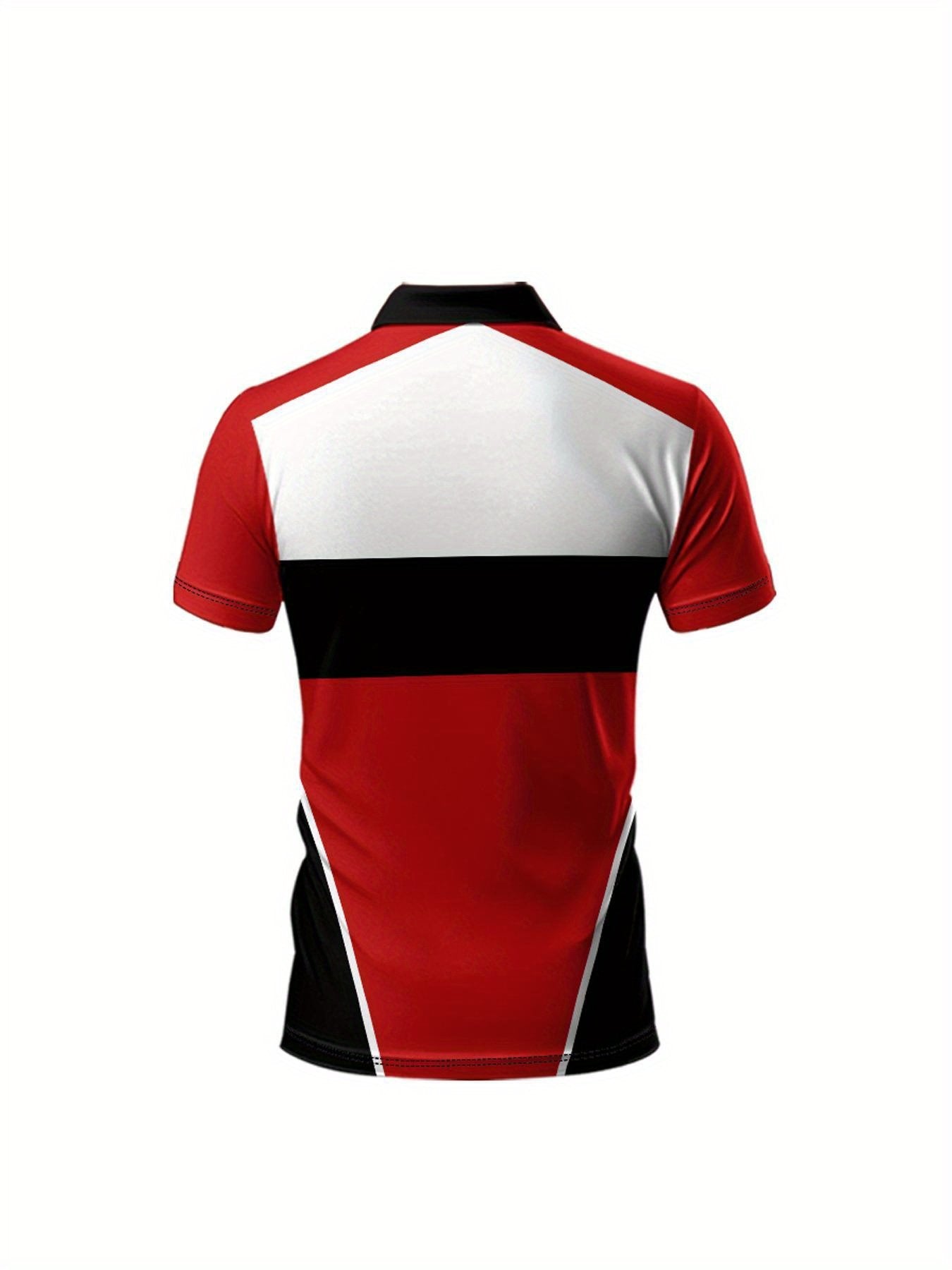 Sports Shirt 2026 Model Mens Business Polo Shirt - Business Sportswear - Comfortable Casual Wear - 3D Printing -