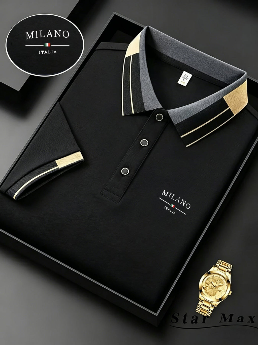 Sports Shirt Mens luxury short sleeve polo shirt with horse embroidery Milan style summer casual t shirt men
