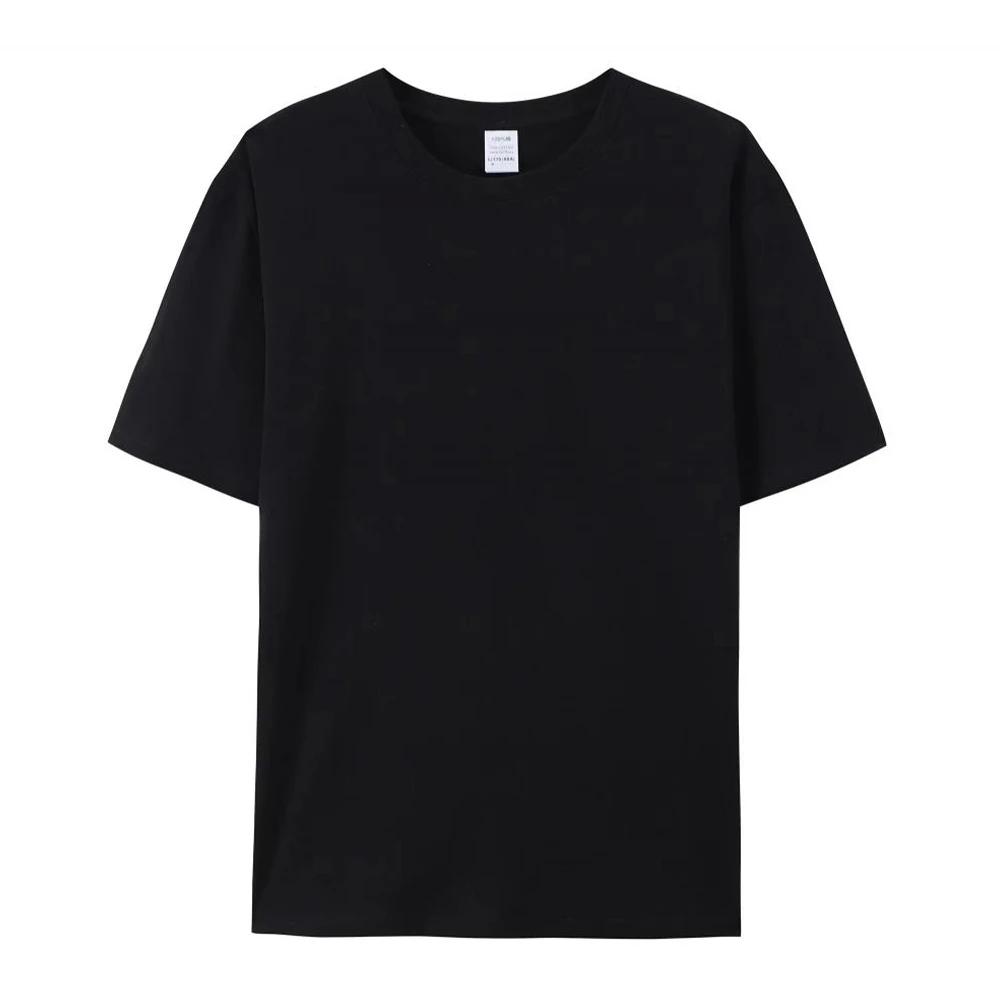 Sports Shirt 2026 New 100 Cotton T-shirt Men Women Short sleeved Tee Summer Solid Color Oversized Clothing