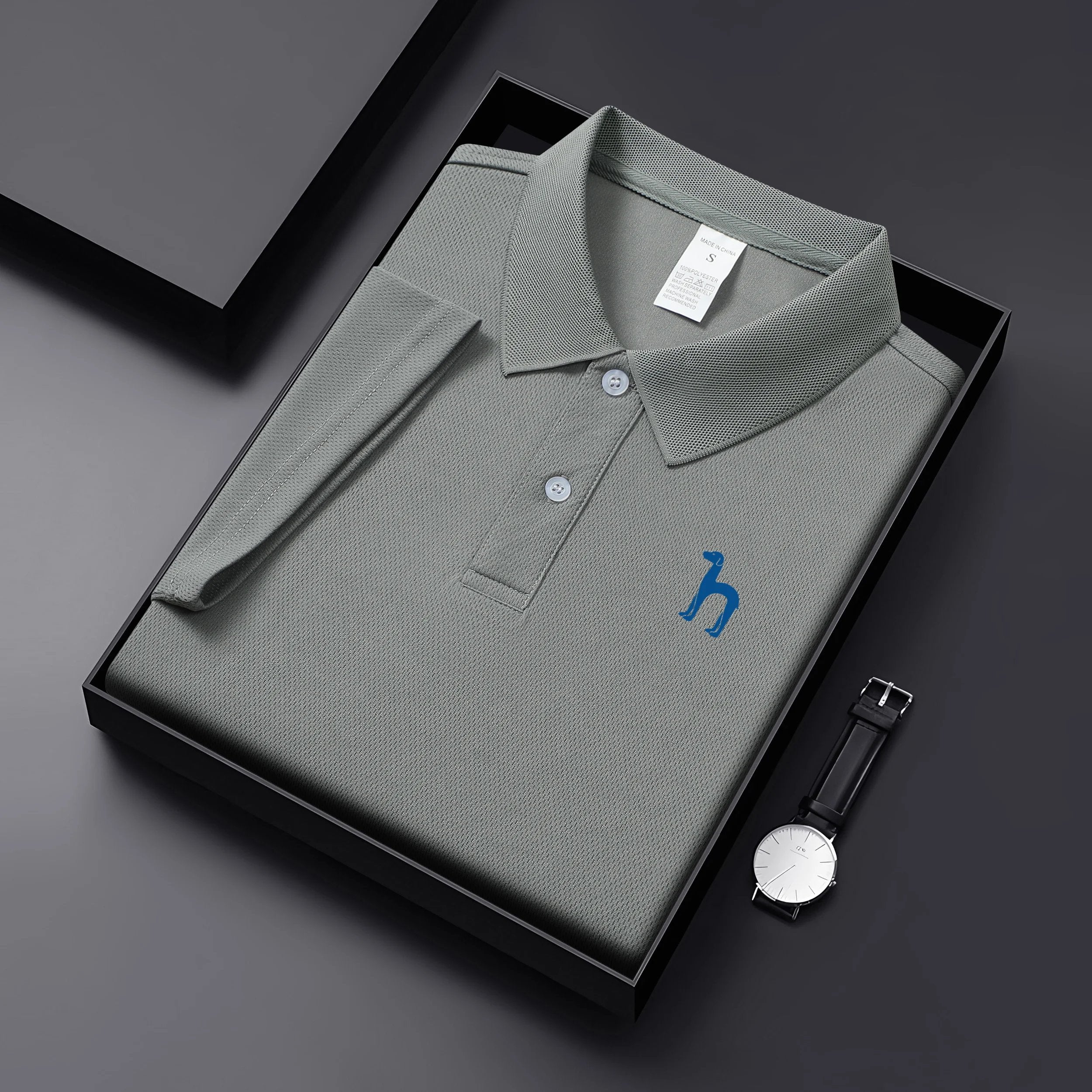 Sports Shirt 2026 Golf New Short Sleeved Mens Polo Shirt Mens Sports and Leisure T-shirt Fashionable and Simple