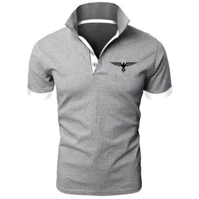 Sports Shirt Polo collar contrasting color shirt office fashionable new T-shirt polo shirt mens summer top