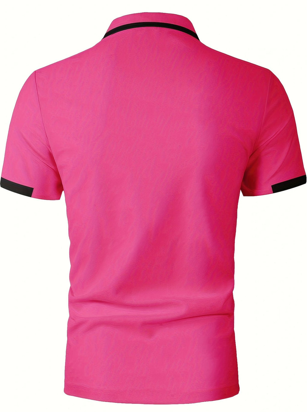 Sports Shirt Mens Summer Casual Color-Blocked Polo Shirt Mature and Elegant Mens Polo Shirt Suitable for