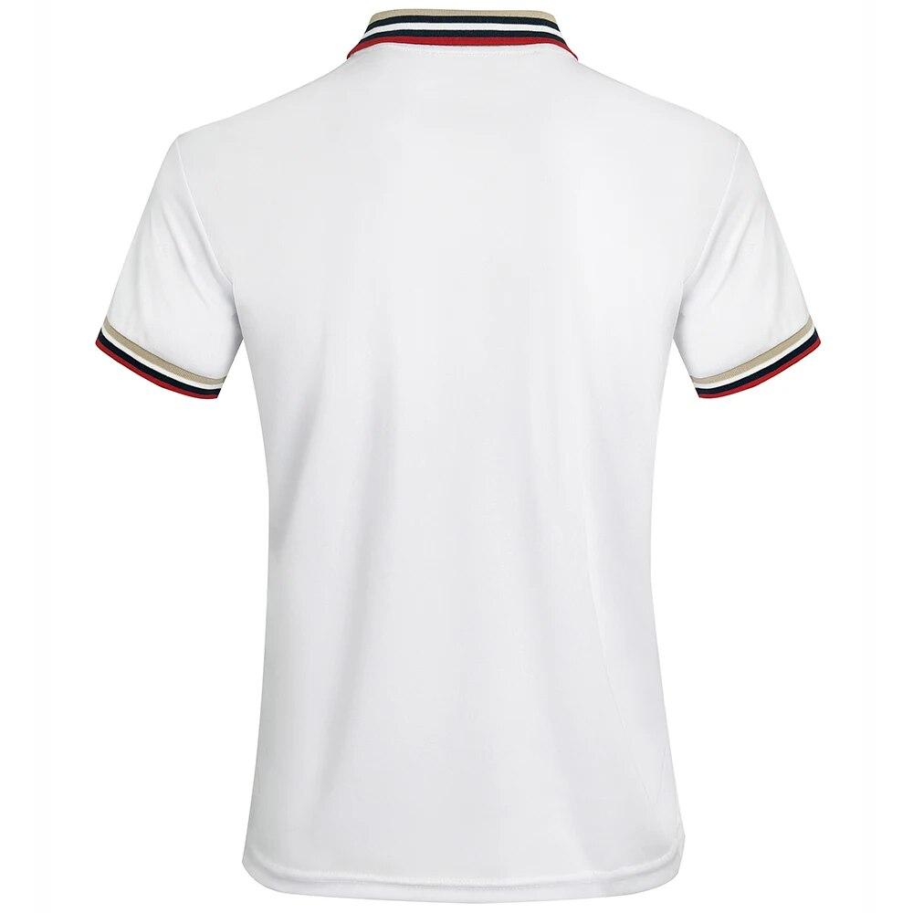Sports Shirt Men Summer Solid Casual Office Breathable Cotton Polo Shirt Fashion Brand Male Business High Quality