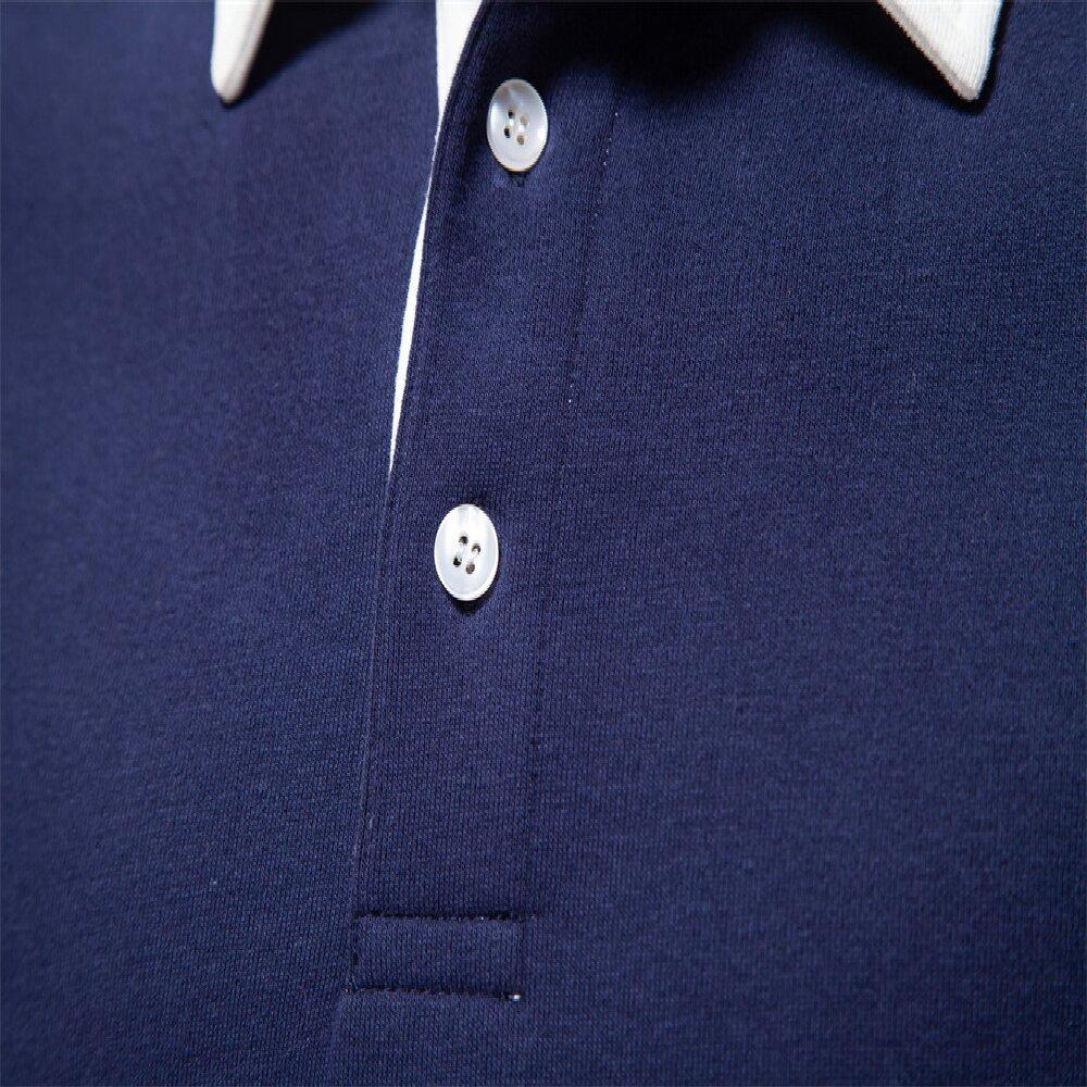 Sports Shirt Mens Autumn Long-Sleeved POLO Collar European Size Sweater - Trendy High-Quality Casual Versatile