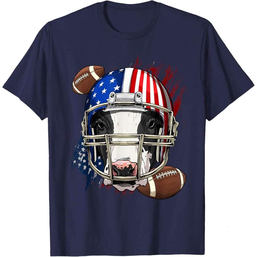 Sports Shirt 2026 Casual T shirt for Mens Cow American Jersey Cow Lovers USA Flag T-Shirt Shirts Tshirt Graphic