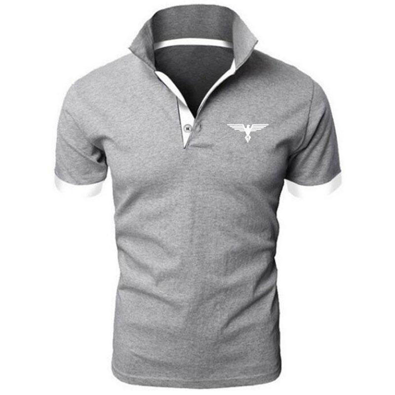 Sports Shirt Polo collar contrasting color shirt office fashionable new T-shirt polo shirt mens summer top