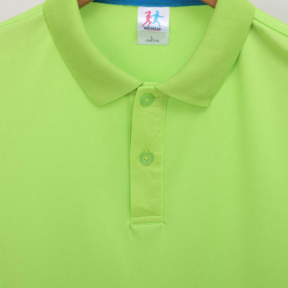 Sports Shirt Plain Dry Fit Polo T Shirts Men Breathable Polyester Golf Shirt Unisex Quick Dry Sport Collar