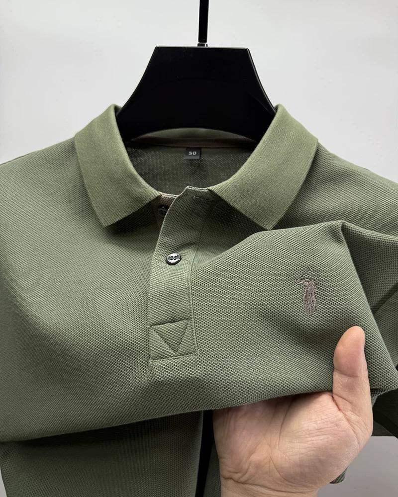 Sports Shirt High end brand 100 cotton short sleeve polo shirt mens summer fashion designer new Paul pony