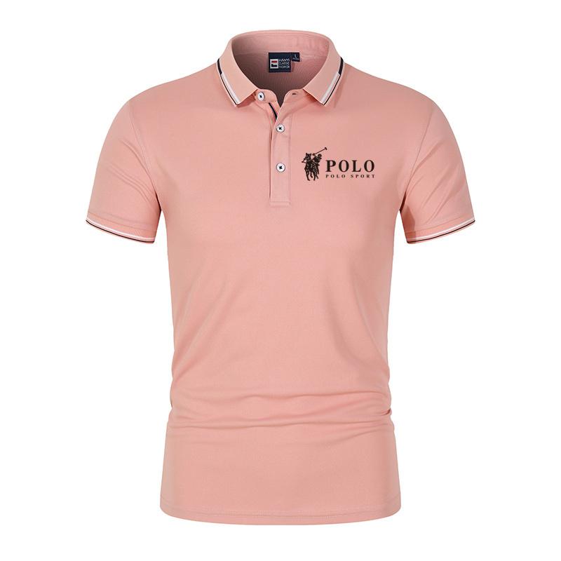 Sports Shirt Mens premium summer polo shirt quick drying breathable casual business fashion sports short sleeved