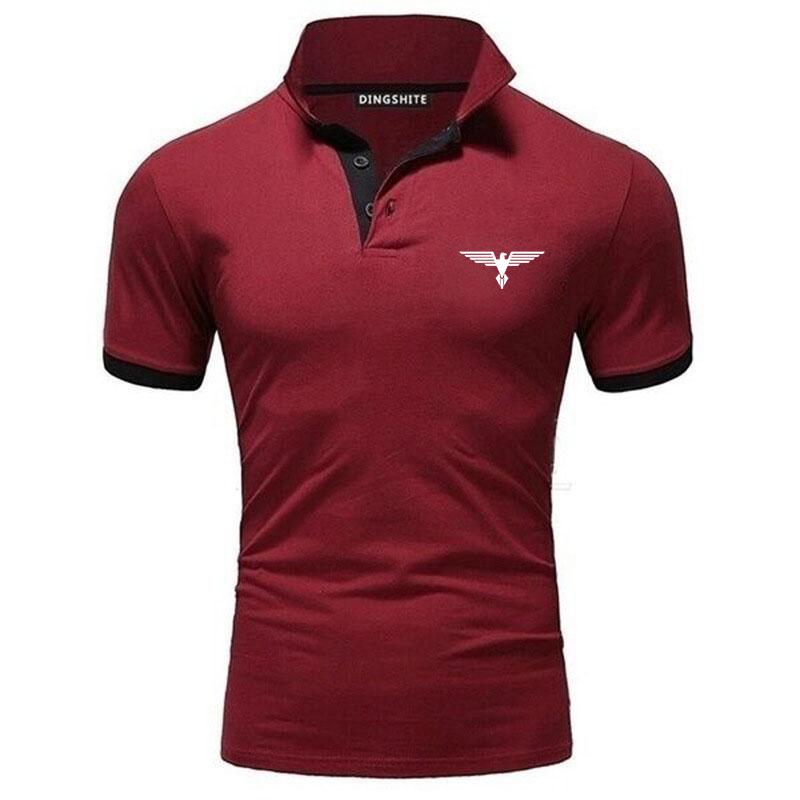 Sports Shirt Polo collar contrasting color shirt office fashionable new T-shirt polo shirt mens summer top