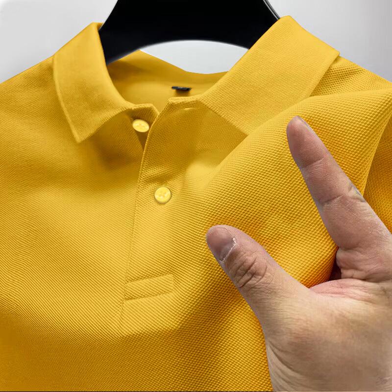 Sports Shirt Mens Casual Polo Shirt Summer Streetwear Short Sleeve Business Casual Tops Quick-Drying Breathable