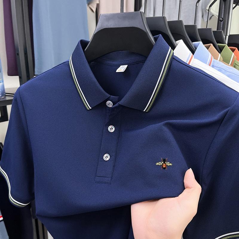 Sports Shirt 2026 Mens Summer Business Leisure Polo Shirt Summer T-shirt Trend