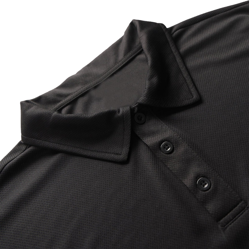 Sports Shirt 5-piece mens summer solid color short sleeved polo shirt breathable quick drying short sleeved top