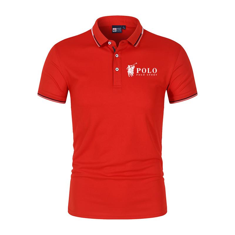 Sports Shirt Mens premium summer polo shirt quick drying breathable casual business fashion sports short sleeved