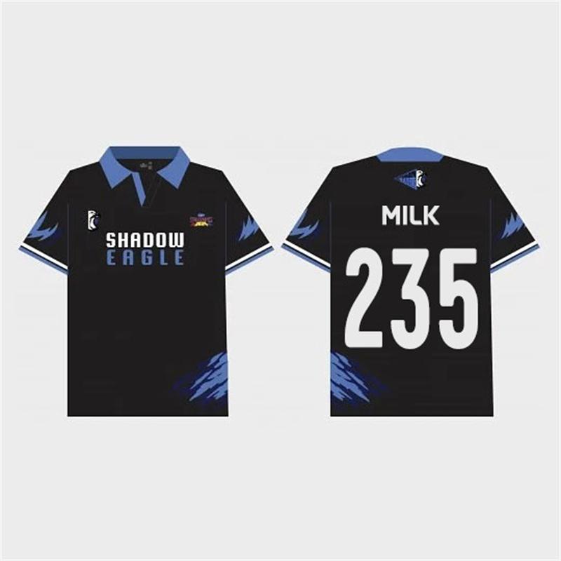 Sports Shirt 2026 Gmmtv Starlympic Futsal Shadow Eagle Short Sleeve Lapel Sports 4X100 Jersey Harajuku Fashion