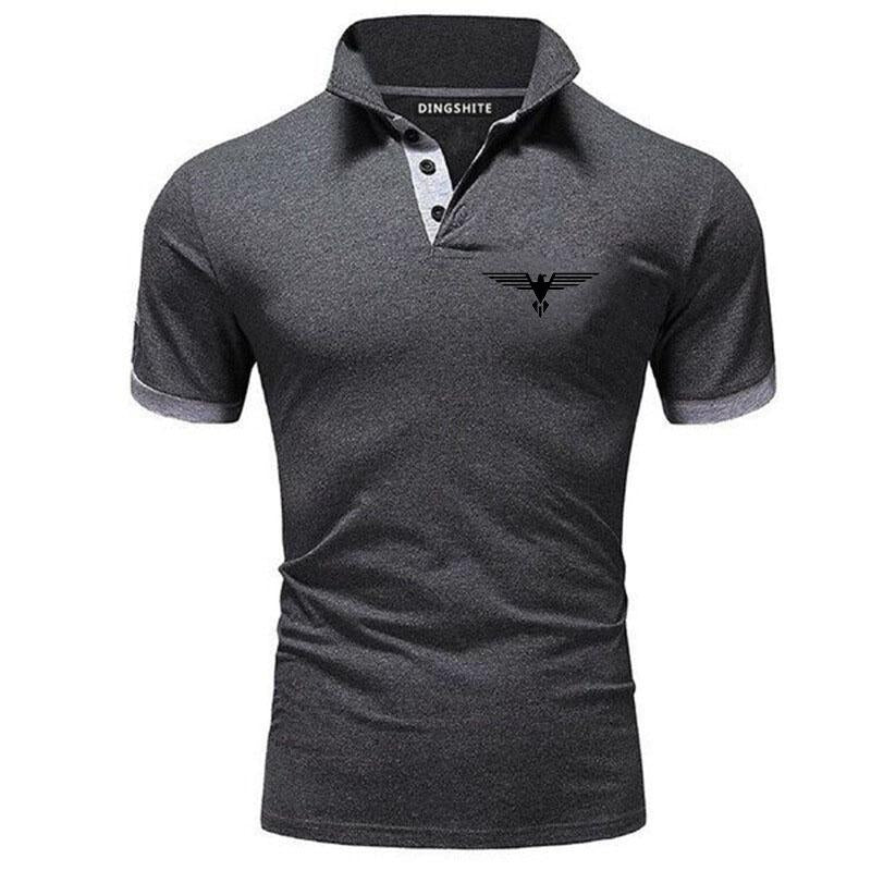 Sports Shirt Polo collar contrasting color shirt office fashionable new T-shirt polo shirt mens summer top