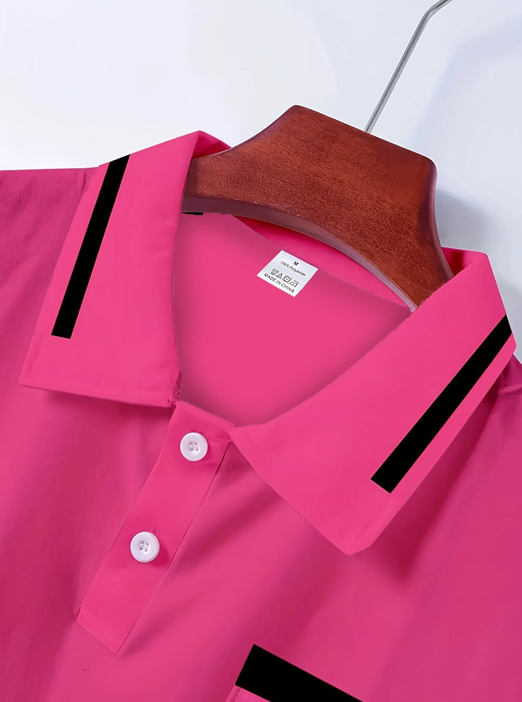 Sports Shirt Mens Summer Casual Color-Blocked Polo Shirt Mature and Elegant Mens Polo Shirt Suitable for