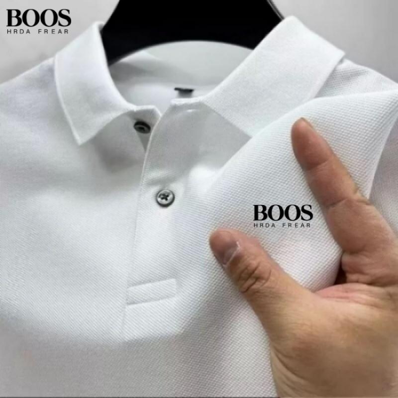 Sports Shirt New mens high-quality short sleeved polo shirt summer fashion casual comfortable breathable top