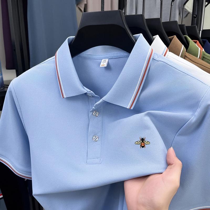 Sports Shirt 2026 Mens Summer Business Leisure Polo Shirt Summer T-shirt Trend