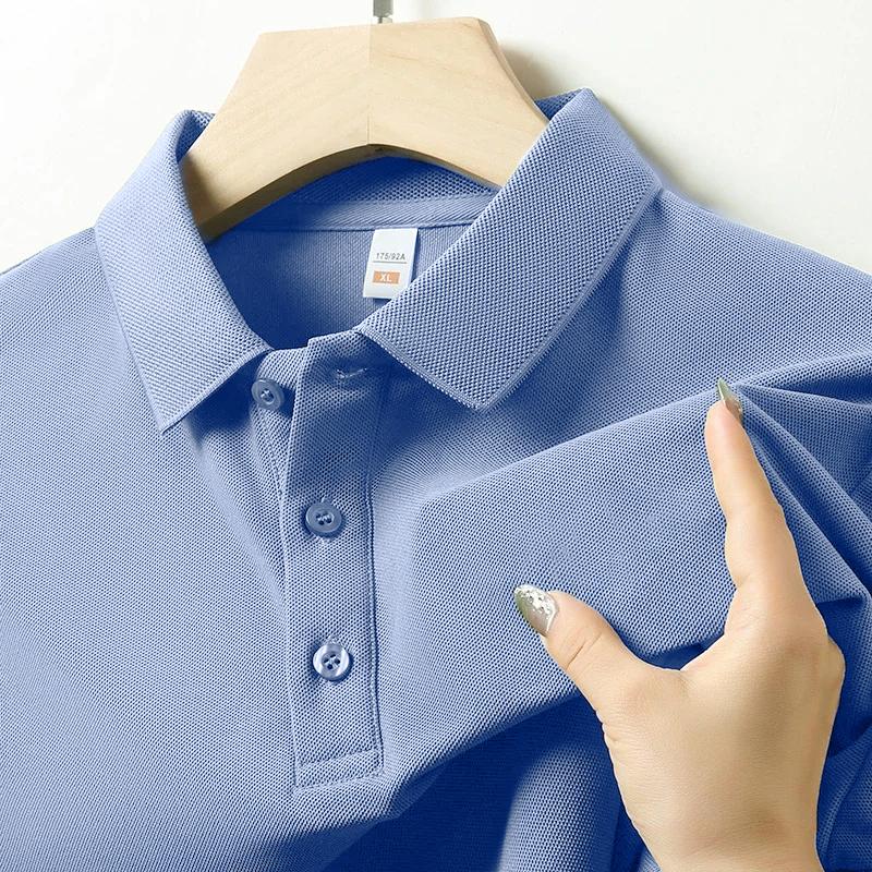 Sports Shirt High Quality Breathable Men Women Polo Shirts Casual Solid Color Short Sleeve