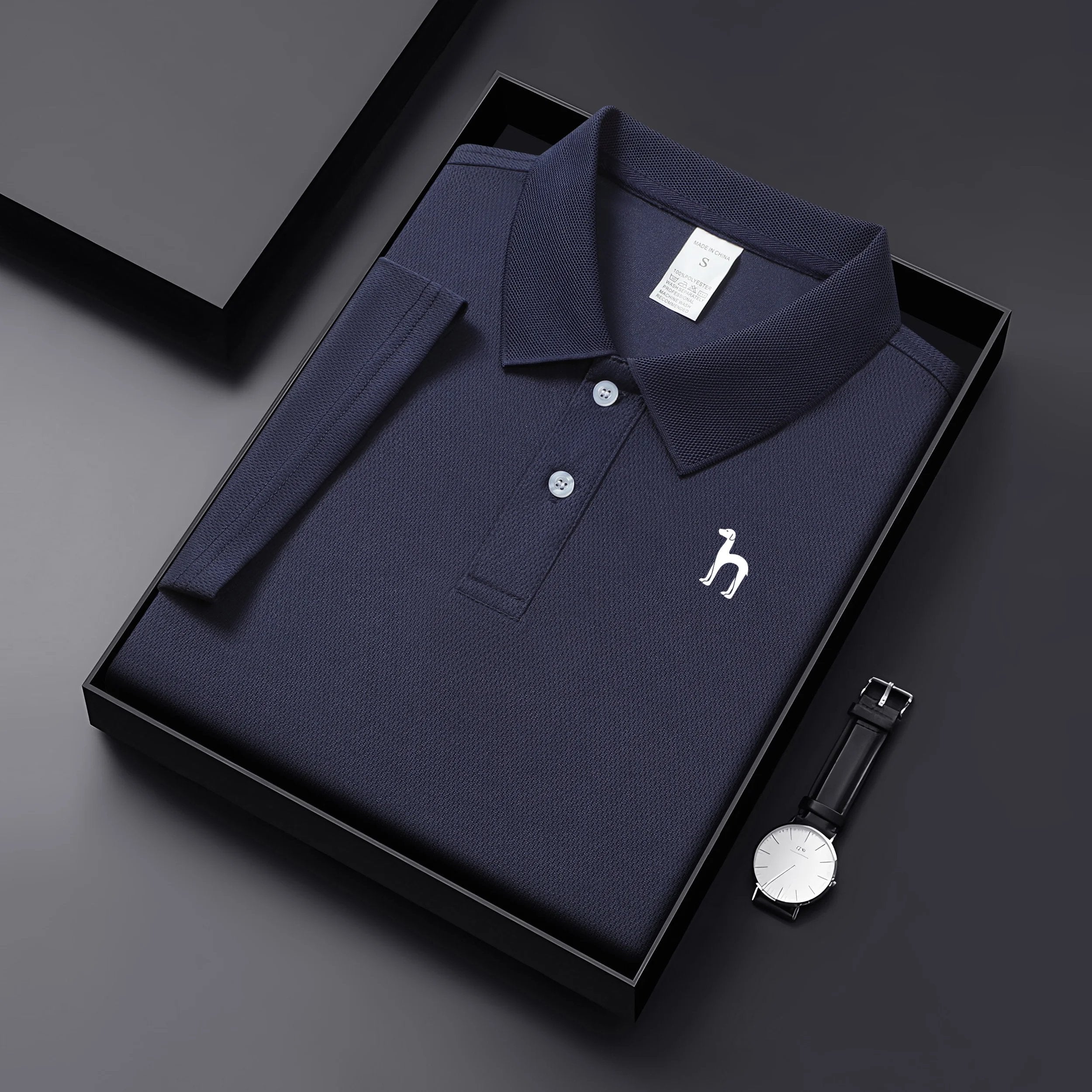Sports Shirt 2026 Golf New Short Sleeved Mens Polo Shirt Mens Sports and Leisure T-shirt Fashionable and Simple