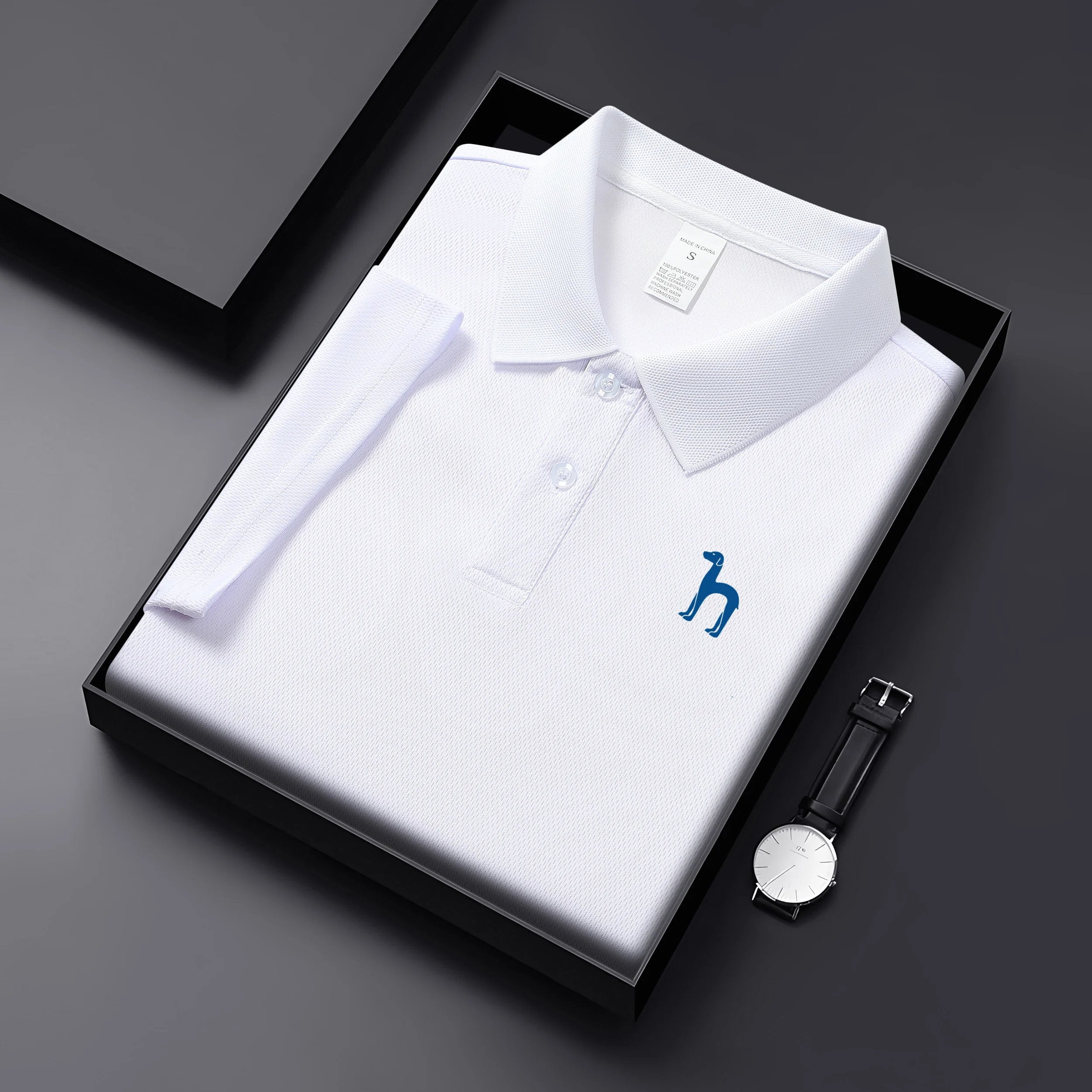 Sports Shirt 2026 Golf New Short Sleeved Mens Polo Shirt Mens Sports and Leisure T-shirt Fashionable and Simple