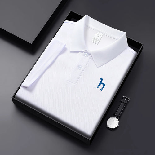 Sports Shirt 2026 Golf New Short Sleeved Mens Polo Shirt Mens Sports and Leisure T-shirt Fashionable and Simple