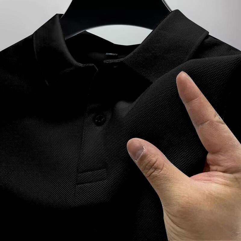 Sports Shirt Mens Casual Polo Shirt Summer Streetwear Short Sleeve Business Casual Tops Quick-Drying Breathable