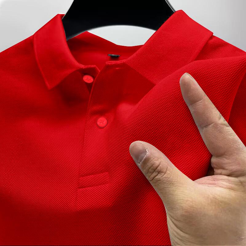 Sports Shirt Mens Casual Polo Shirt Summer Streetwear Short Sleeve Business Casual Tops Quick-Drying Breathable