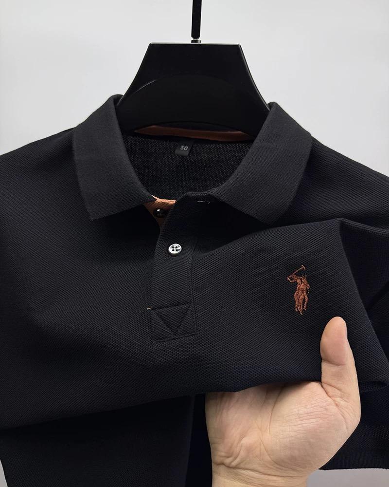 Sports Shirt High end brand 100 cotton short sleeve polo shirt mens summer fashion designer new Paul pony