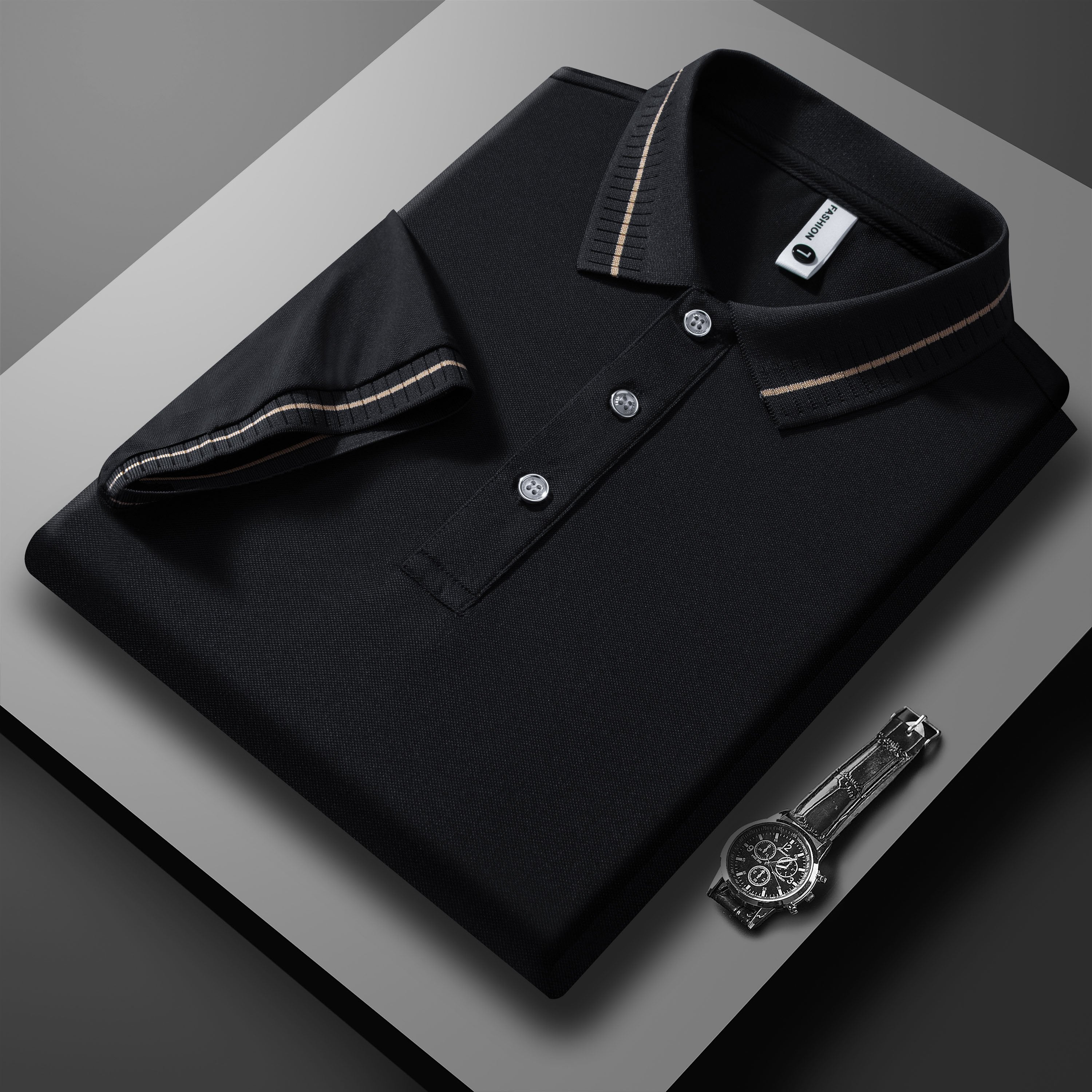 Sports Shirt 2026 Hot Sale Mens Summer Casual Breathable Comfortable Polo Shirt Mens Solid Color High Quality