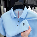 Sports Shirt 100 pure cotton high-end brand mens short sleeve polo shirt summer fashion original pony embroidery