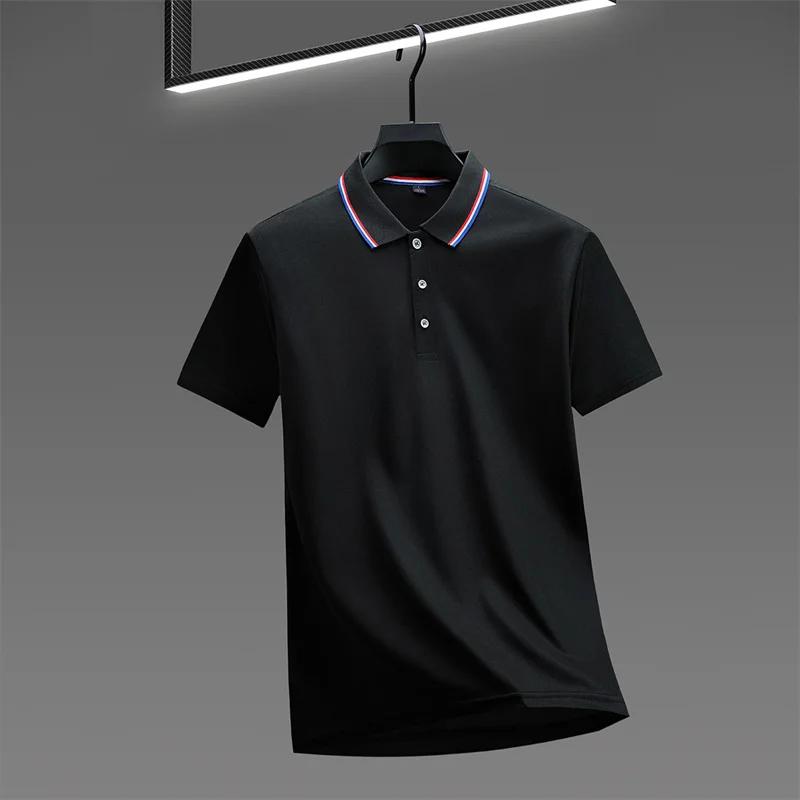 Sports Shirt Mens Casual Solid Color Short Sleeve Polo Shirt 2026 Summer Fashionable Comfortable Versatile Top